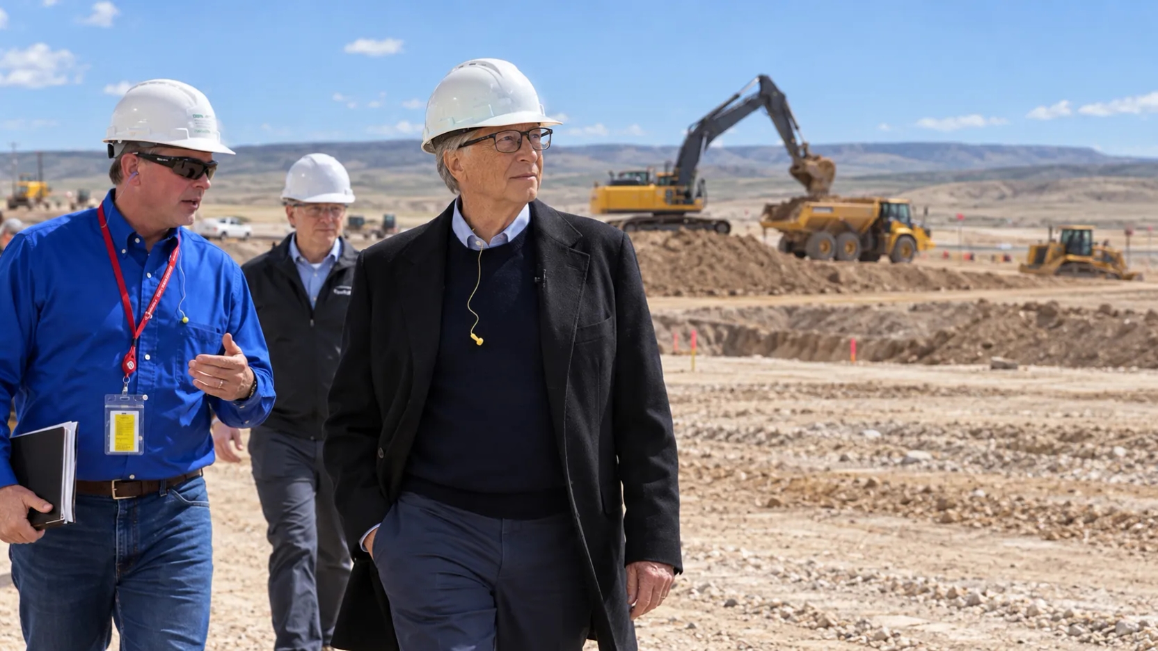 Bill Gates constrói reator nuclear capaz de abastecer 400 mil residências nos Estados Unidos