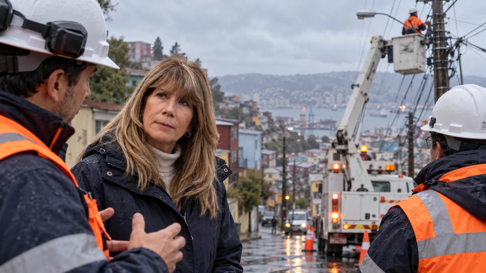 Ministra Rincón exige reforço dos planos de contingência elétrica diante de sistema frontal que afetará o Chile