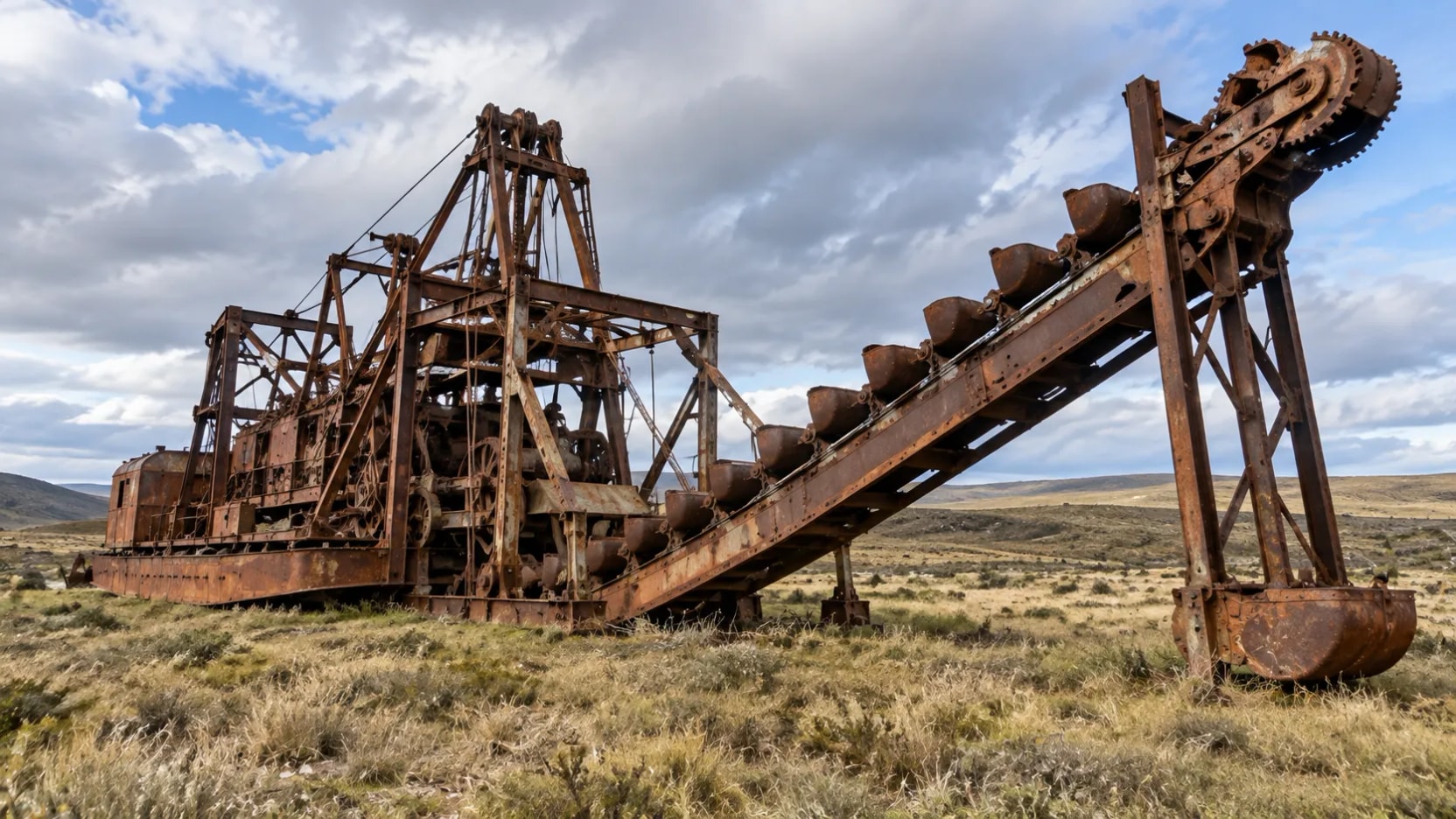 O ouro levou máquinas a uma ilha remota: valeu a pena transportá-las?