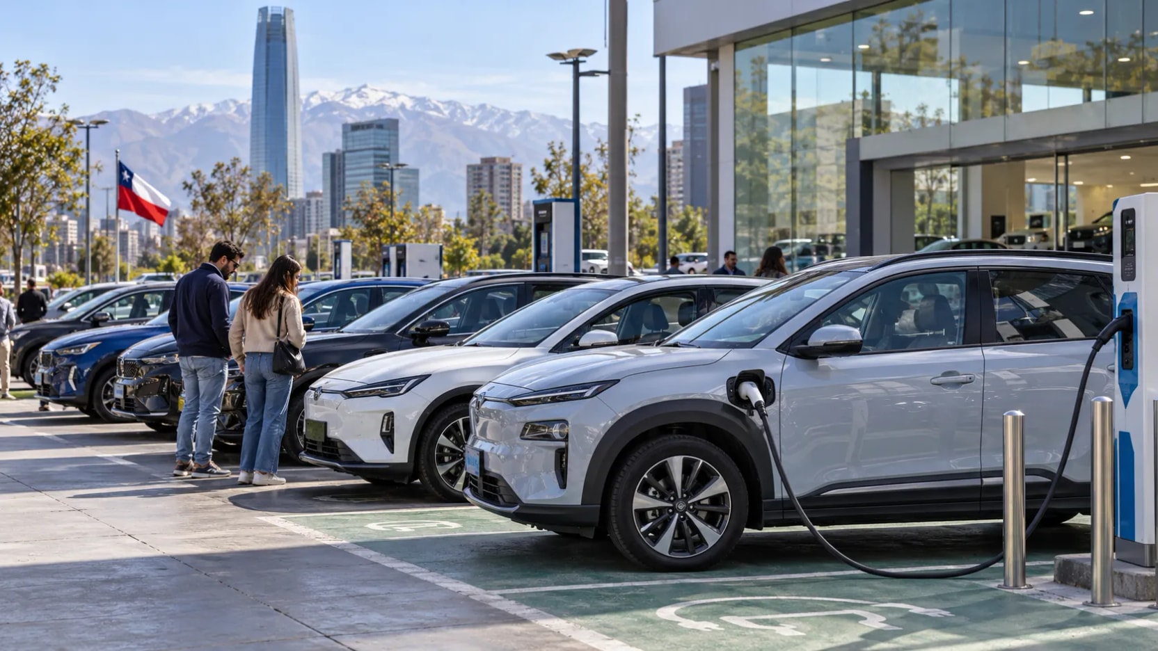 Vendas de carros elétricos e híbridos plug-in crescem 144,6% no Chile e batem recorde com alta dos combustíveis